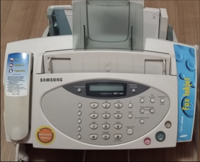 Bye-Bye Dinosaur Fax Machine.  Your time is over.
