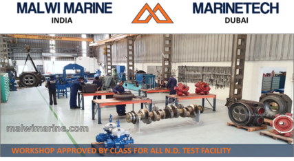 Malwi Marine - class approved workshop in Alang